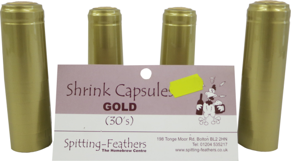 Shrink Wraps- Gold (30's)