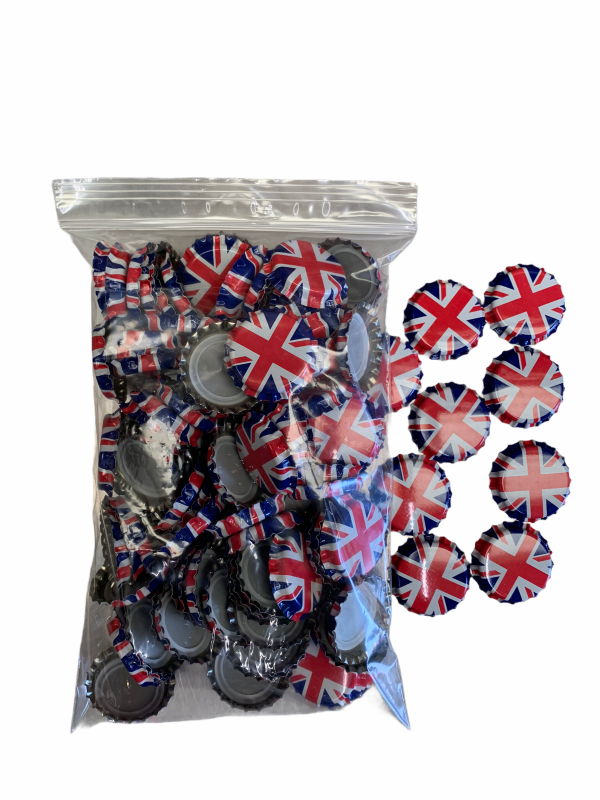 Spitting Feathers - Union Jack, Crown Caps - 100's